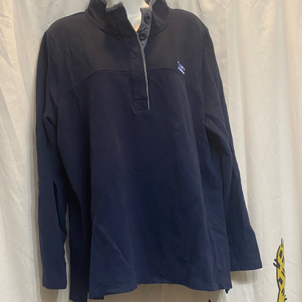 L.L. Bean Navy Blue Women's Crew Neck Sweater